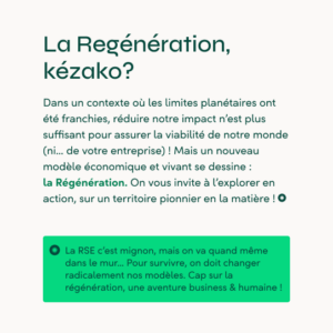 Learnex Regen : la régénération, kézako ?